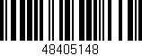 Código de barras (EAN, GTIN, SKU, ISBN): '48405148'