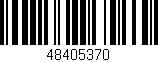 Código de barras (EAN, GTIN, SKU, ISBN): '48405370'