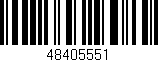 Código de barras (EAN, GTIN, SKU, ISBN): '48405551'