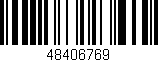 Código de barras (EAN, GTIN, SKU, ISBN): '48406769'