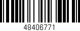 Código de barras (EAN, GTIN, SKU, ISBN): '48406771'