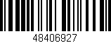 Código de barras (EAN, GTIN, SKU, ISBN): '48406927'