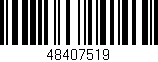 Código de barras (EAN, GTIN, SKU, ISBN): '48407519'