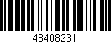 Código de barras (EAN, GTIN, SKU, ISBN): '48408231'