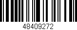 Código de barras (EAN, GTIN, SKU, ISBN): '48409272'
