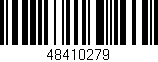 Código de barras (EAN, GTIN, SKU, ISBN): '48410279'