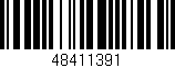 Código de barras (EAN, GTIN, SKU, ISBN): '48411391'