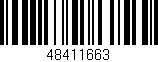 Código de barras (EAN, GTIN, SKU, ISBN): '48411663'