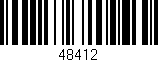 Código de barras (EAN, GTIN, SKU, ISBN): '48412'