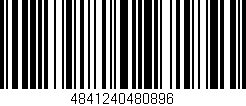 Código de barras (EAN, GTIN, SKU, ISBN): '4841240480896'