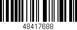 Código de barras (EAN, GTIN, SKU, ISBN): '48417688'