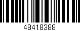 Código de barras (EAN, GTIN, SKU, ISBN): '48418388'
