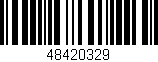 Código de barras (EAN, GTIN, SKU, ISBN): '48420329'
