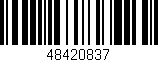 Código de barras (EAN, GTIN, SKU, ISBN): '48420837'