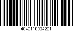 Código de barras (EAN, GTIN, SKU, ISBN): '4842110904221'