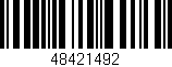 Código de barras (EAN, GTIN, SKU, ISBN): '48421492'