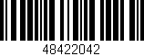 Código de barras (EAN, GTIN, SKU, ISBN): '48422042'