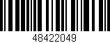 Código de barras (EAN, GTIN, SKU, ISBN): '48422049'