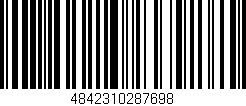 Código de barras (EAN, GTIN, SKU, ISBN): '4842310287698'