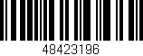 Código de barras (EAN, GTIN, SKU, ISBN): '48423196'