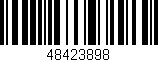 Código de barras (EAN, GTIN, SKU, ISBN): '48423898'
