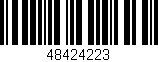 Código de barras (EAN, GTIN, SKU, ISBN): '48424223'