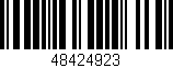 Código de barras (EAN, GTIN, SKU, ISBN): '48424923'