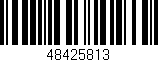 Código de barras (EAN, GTIN, SKU, ISBN): '48425813'