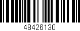 Código de barras (EAN, GTIN, SKU, ISBN): '48426130'