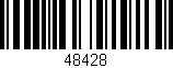 Código de barras (EAN, GTIN, SKU, ISBN): '48428'