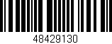 Código de barras (EAN, GTIN, SKU, ISBN): '48429130'