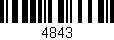 Código de barras (EAN, GTIN, SKU, ISBN): '4843'