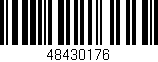 Código de barras (EAN, GTIN, SKU, ISBN): '48430176'