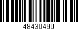 Código de barras (EAN, GTIN, SKU, ISBN): '48430490'