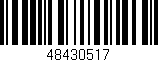 Código de barras (EAN, GTIN, SKU, ISBN): '48430517'