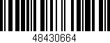 Código de barras (EAN, GTIN, SKU, ISBN): '48430664'