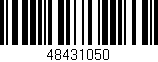 Código de barras (EAN, GTIN, SKU, ISBN): '48431050'