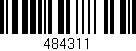 Código de barras (EAN, GTIN, SKU, ISBN): '484311'