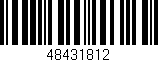 Código de barras (EAN, GTIN, SKU, ISBN): '48431812'