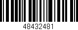 Código de barras (EAN, GTIN, SKU, ISBN): '48432481'