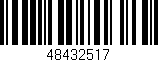 Código de barras (EAN, GTIN, SKU, ISBN): '48432517'