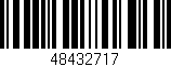 Código de barras (EAN, GTIN, SKU, ISBN): '48432717'