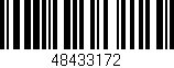 Código de barras (EAN, GTIN, SKU, ISBN): '48433172'
