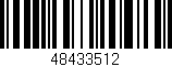 Código de barras (EAN, GTIN, SKU, ISBN): '48433512'