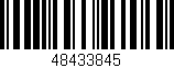 Código de barras (EAN, GTIN, SKU, ISBN): '48433845'