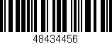 Código de barras (EAN, GTIN, SKU, ISBN): '48434456'