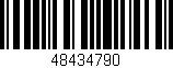 Código de barras (EAN, GTIN, SKU, ISBN): '48434790'