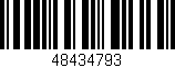 Código de barras (EAN, GTIN, SKU, ISBN): '48434793'