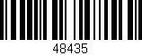 Código de barras (EAN, GTIN, SKU, ISBN): '48435'