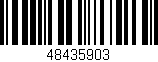 Código de barras (EAN, GTIN, SKU, ISBN): '48435903'